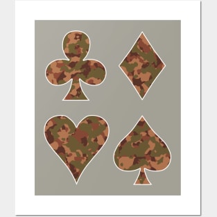 The Four French Suits Camouflage Posters and Art